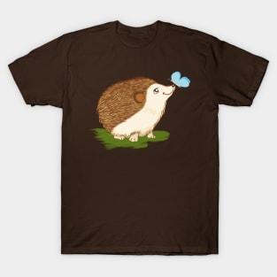 Hedgehog with Butterfly T-Shirt